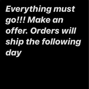Everything must going!!!!
